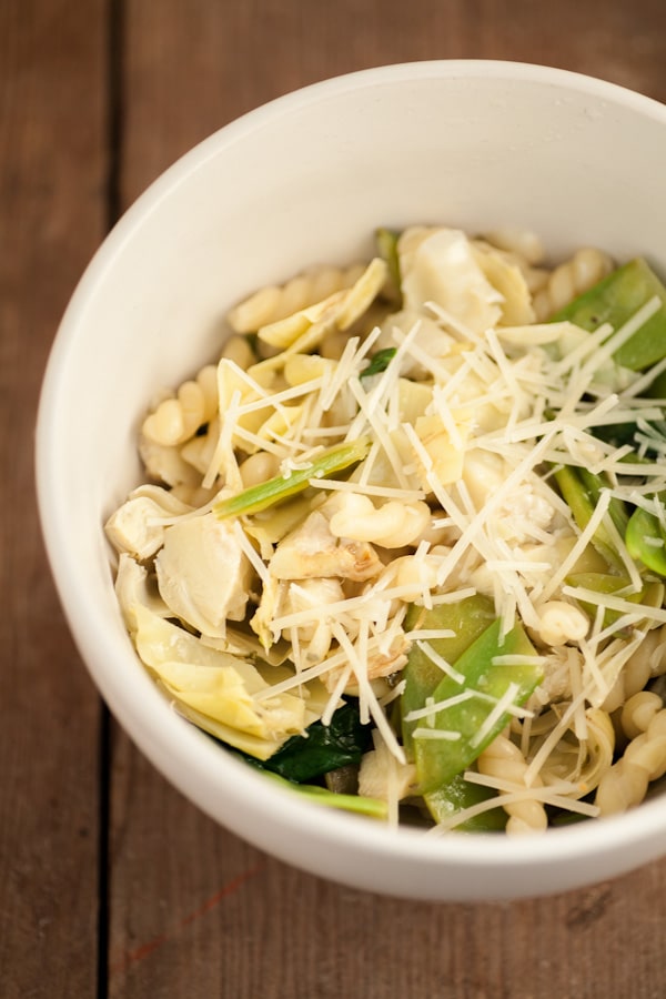 Lemony Spring Vegetable Pasta