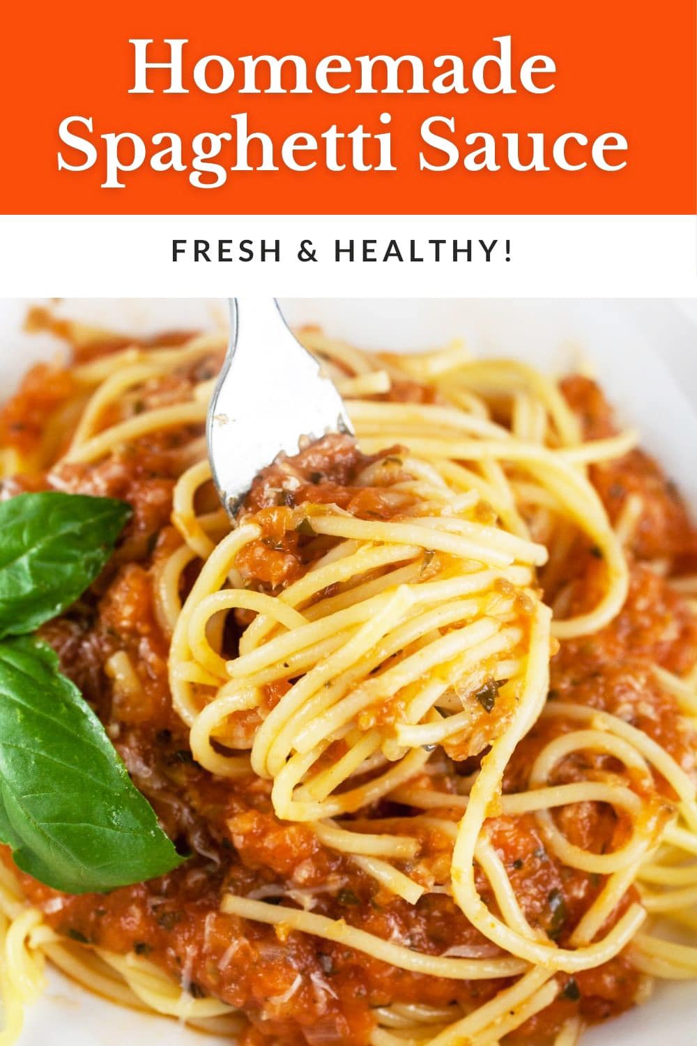 Healthy Homemade Spaghetti Sauce Recipe The Rustic Foodie®