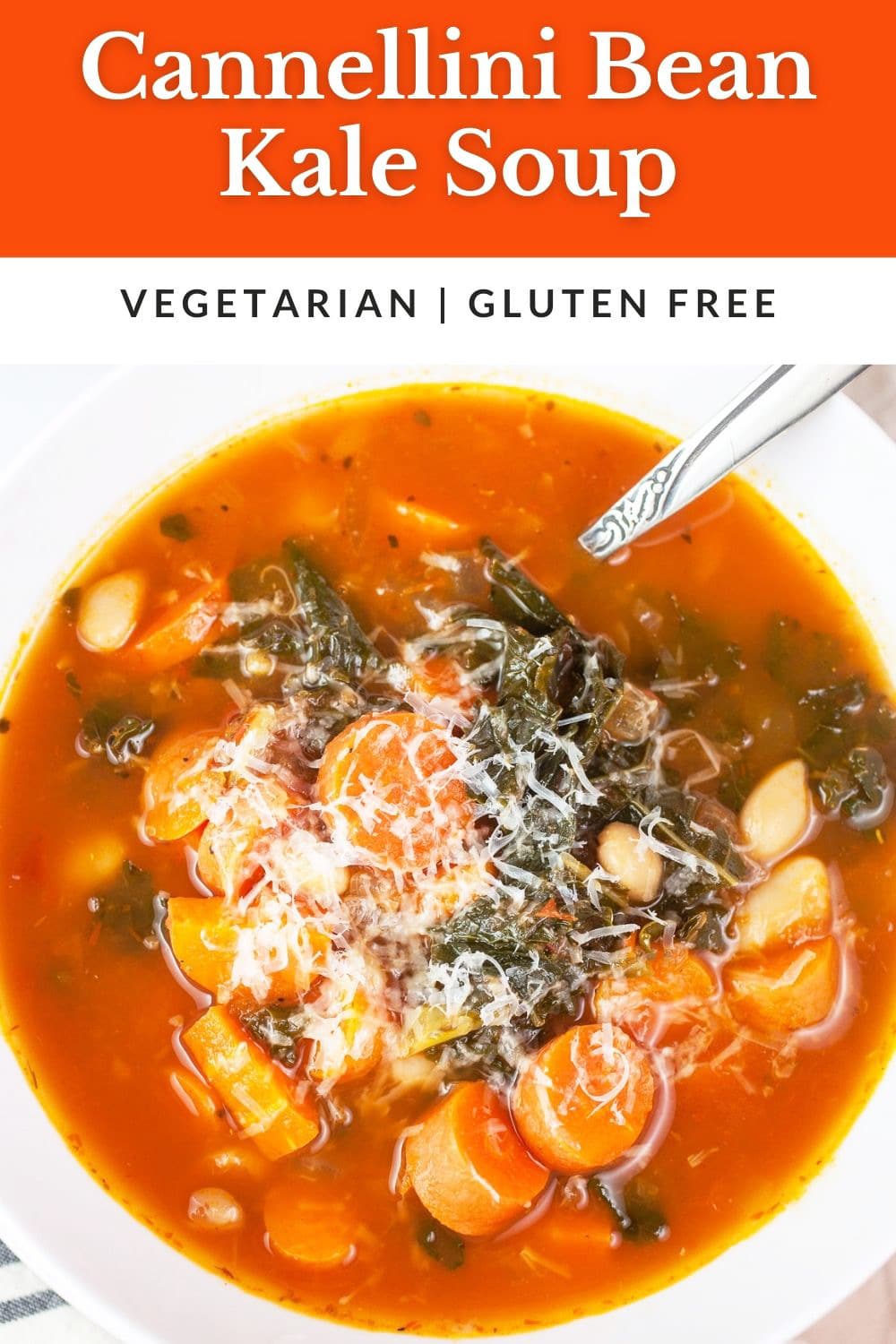 Cannellini Bean Kale Soup with Carrots The Rustic Foodie®