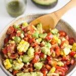 Italian-Style Salsa with Dorot Basil Vinaigrette