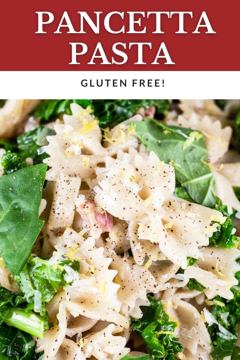 Kale Pancetta Pasta The Rustic Foodie®