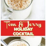 Tom and Jerry Holiday Cocktail