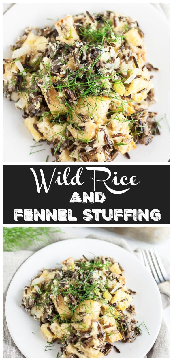 Wild Rice Fennel Stuffing The Rustic Foodie®