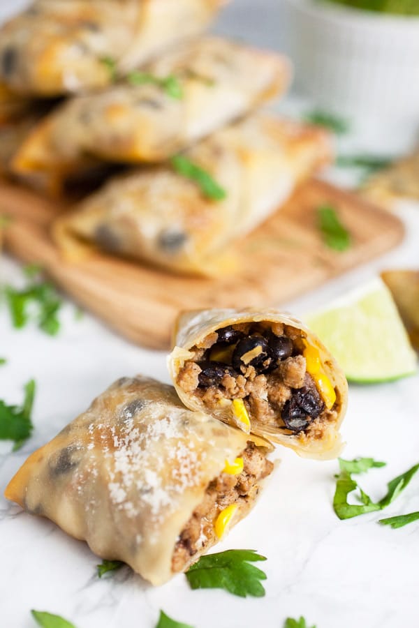 Southwest Baked Egg Rolls