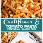 Cauliflower and Tomato Pasta #TheRusticFoodie