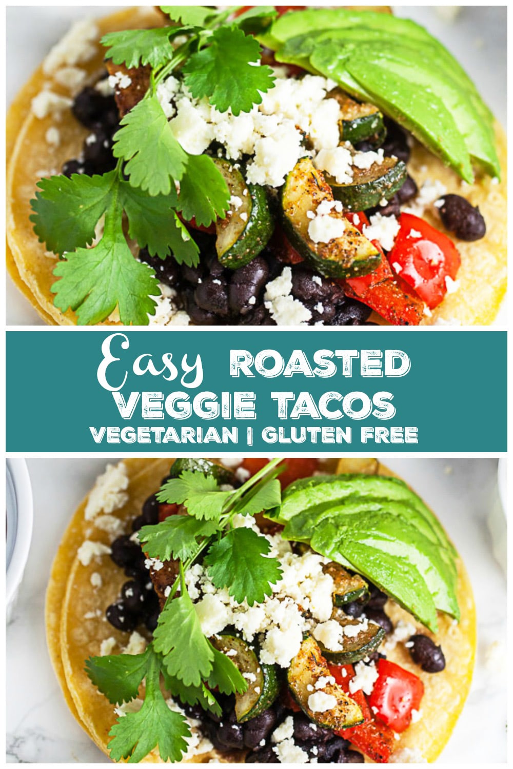 Roasted Veggie Tacos | The Rustic Foodie®
