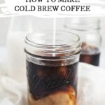 Cold Brew Coffee with Almond Milk
