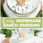 Easy Homemade Ranch Dressing