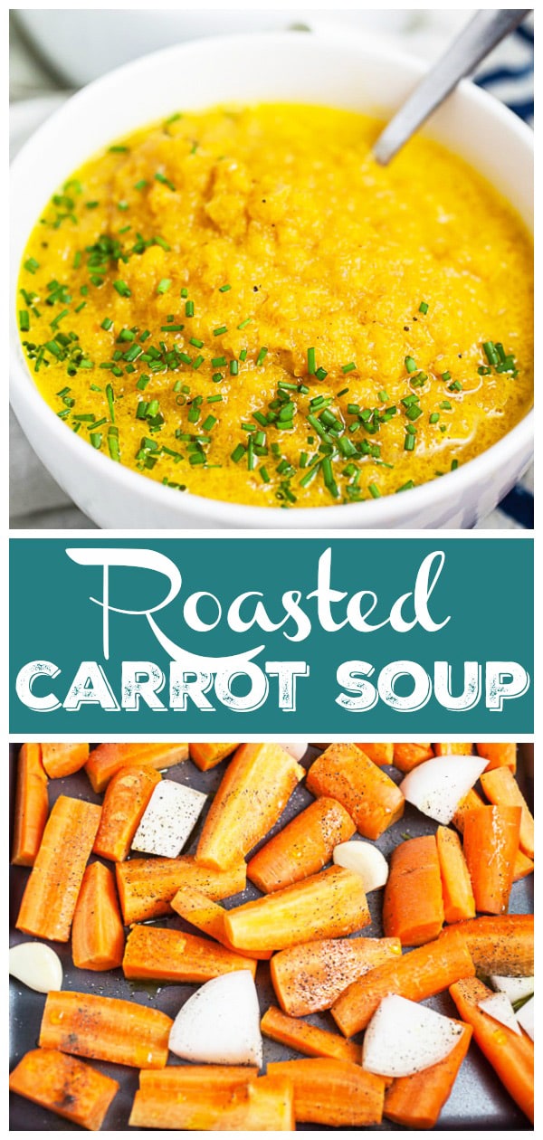Roasted Carrot Soup with Ginger (Vegan) The Rustic Foodie®