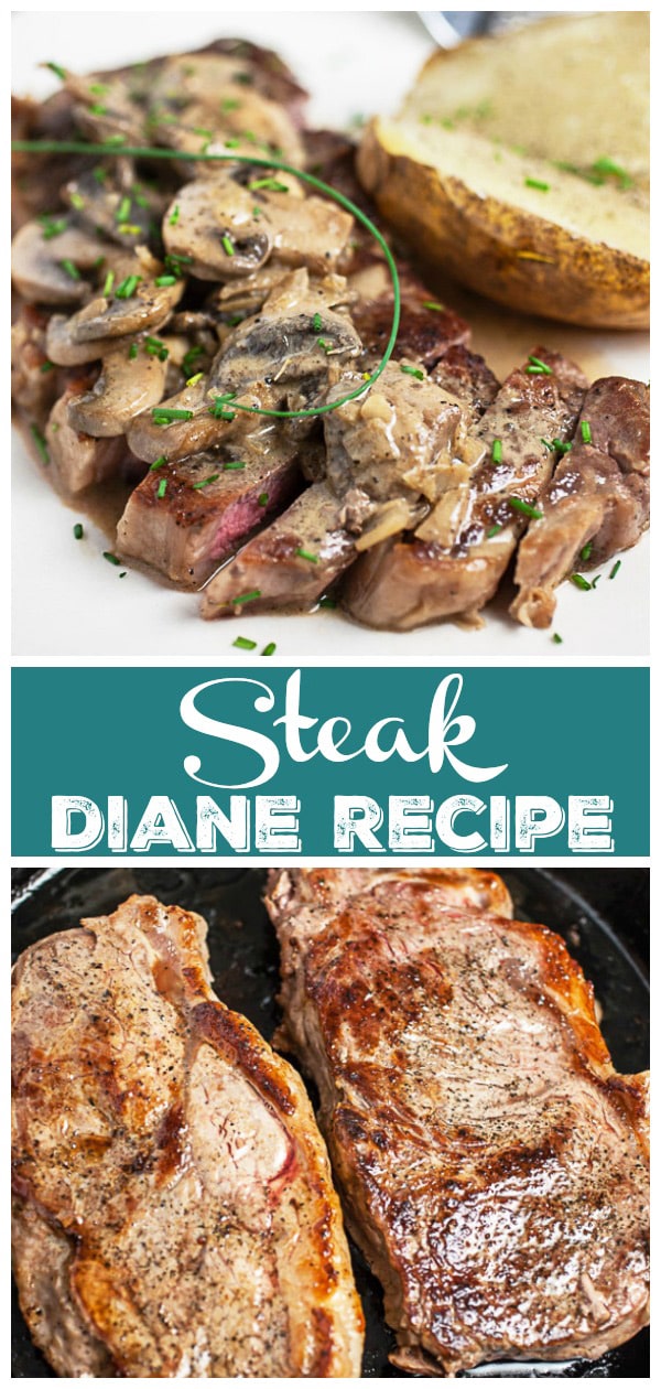 Steak Diane with Mushroom Sauce The Rustic Foodie®