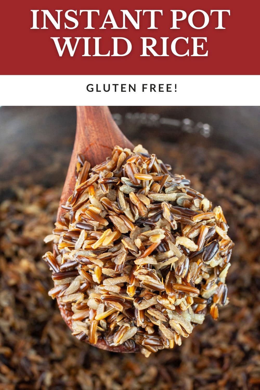 Instant Wild Rice Instant Pot Wild Rice | The Rustic Foodie®