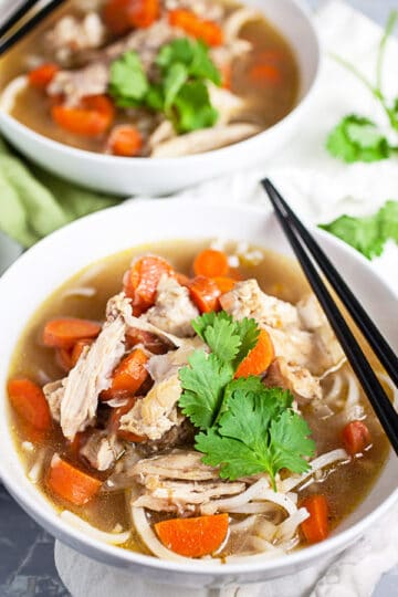 Vietnamese Chicken Noodle Soup | The Rustic Foodie®