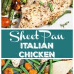 Sheet Pan Italian Chicken