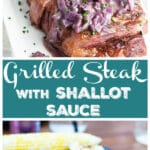 Steak with Shallot Sauce