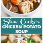 Slow Cooker Chicken Potato Soup