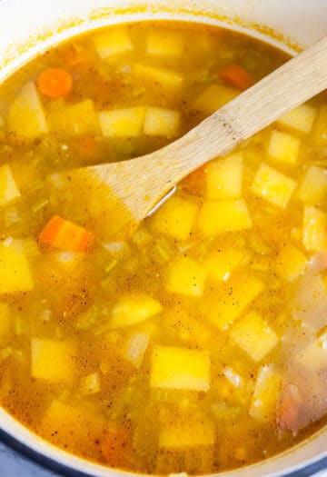 Root Vegetable Soup Recipe | The Rustic Foodie®