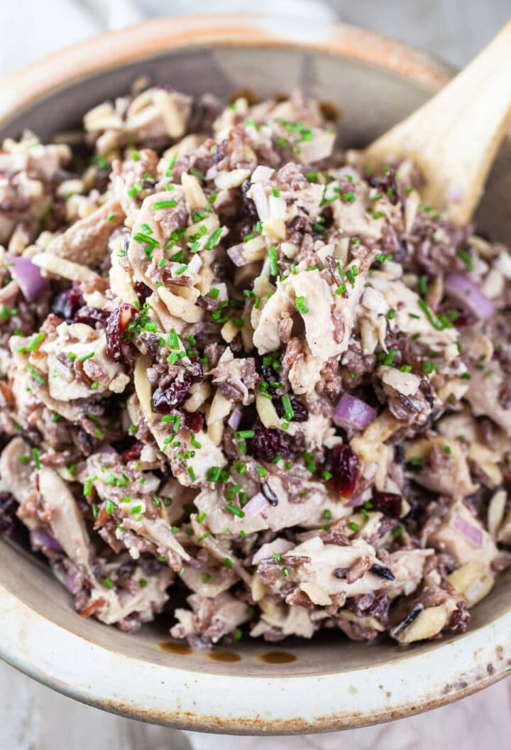 Wild Rice Chicken Salad The Rustic Foodie®