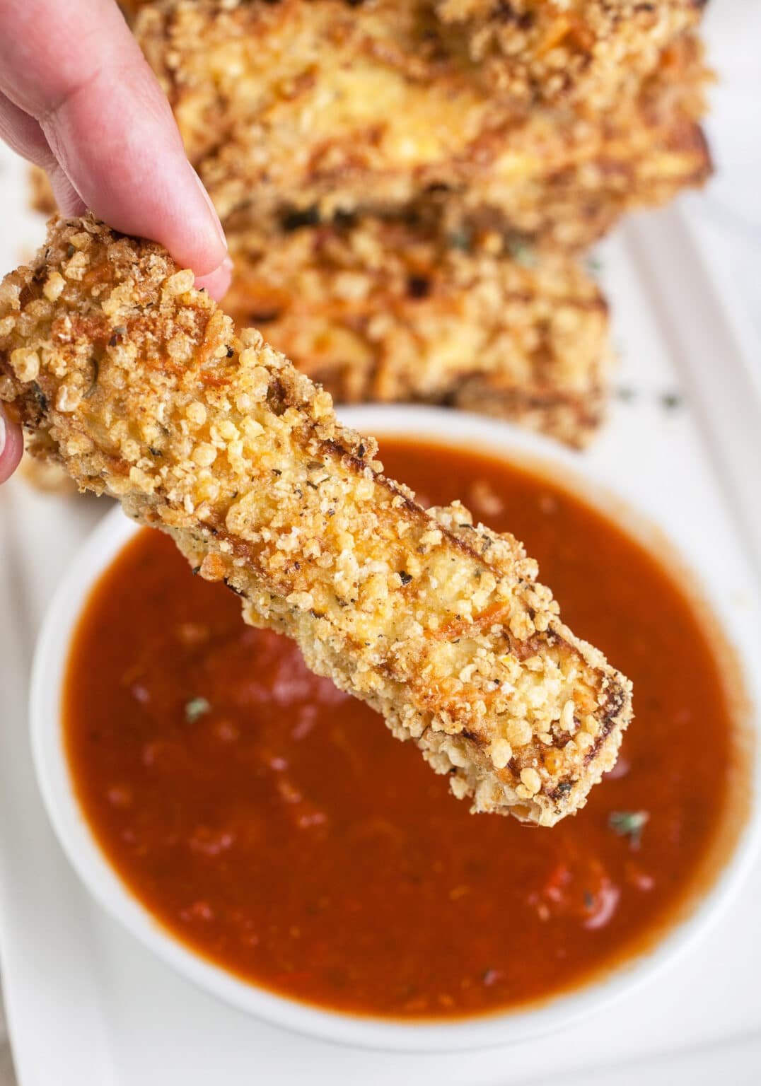 Eggplant Parmesan Fries (Air Fryer) The Rustic Foodie®