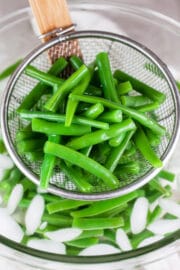Italian Green Bean Salad | The Rustic Foodie®