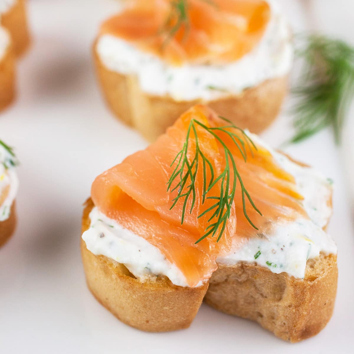 Gluten Free Tartlets with Hot Smoked Salmon and Cream Cheese