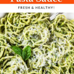 Spinach-Basil-Green-Pasta-Sauce