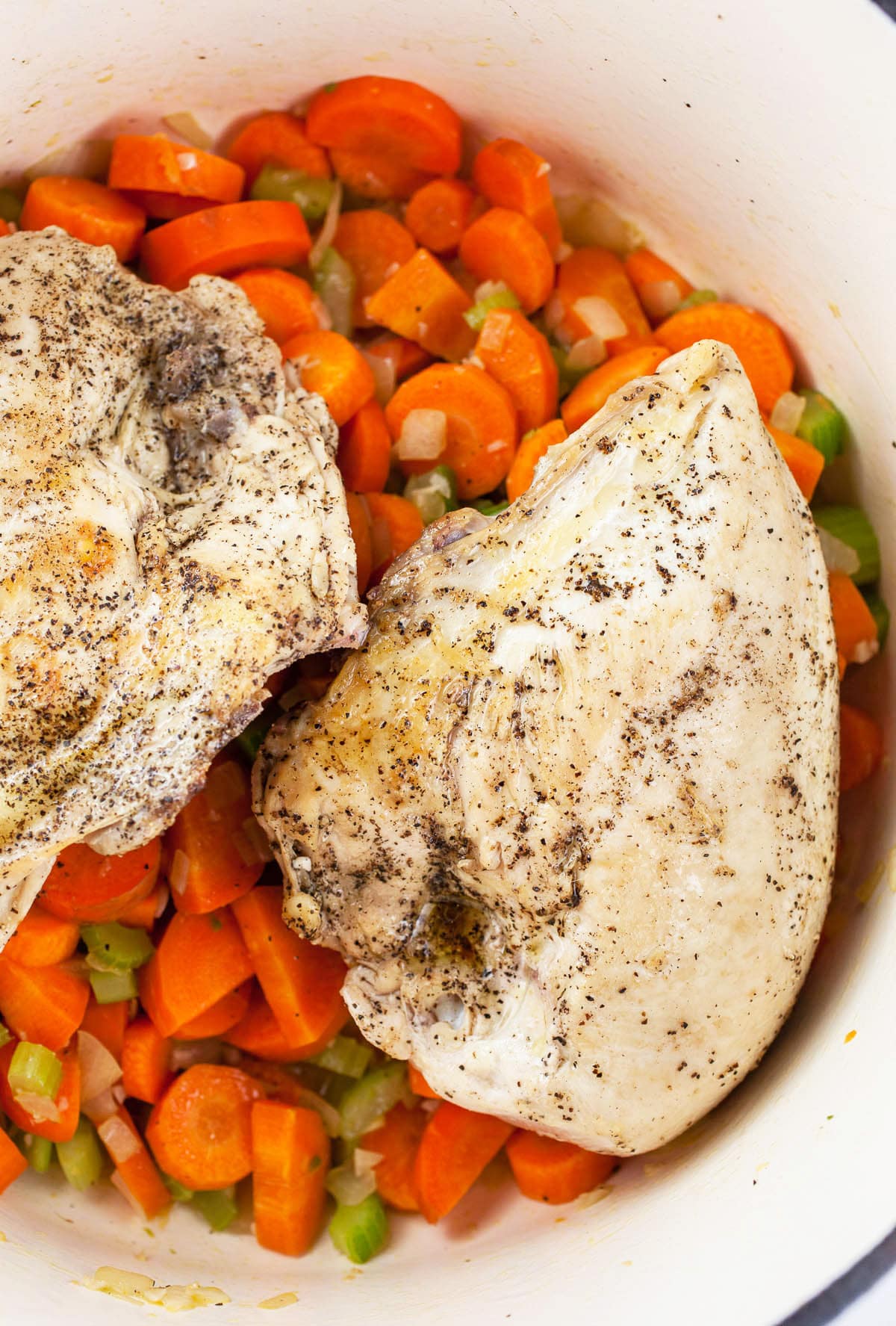 Dutch Oven Chicken Noodle Soup The Rustic Foodie®