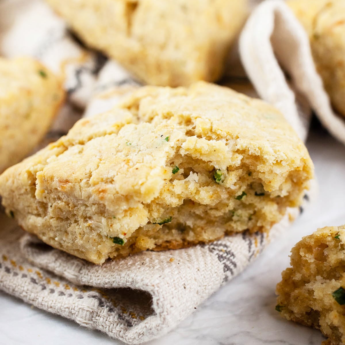 Gluten Free Cheese Scones with Chives