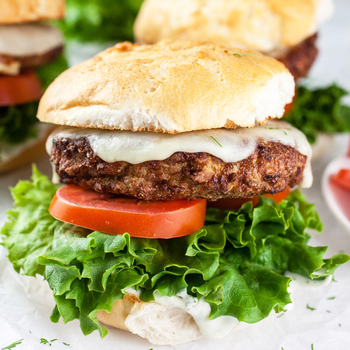 Air Fryer Turkey Burgers