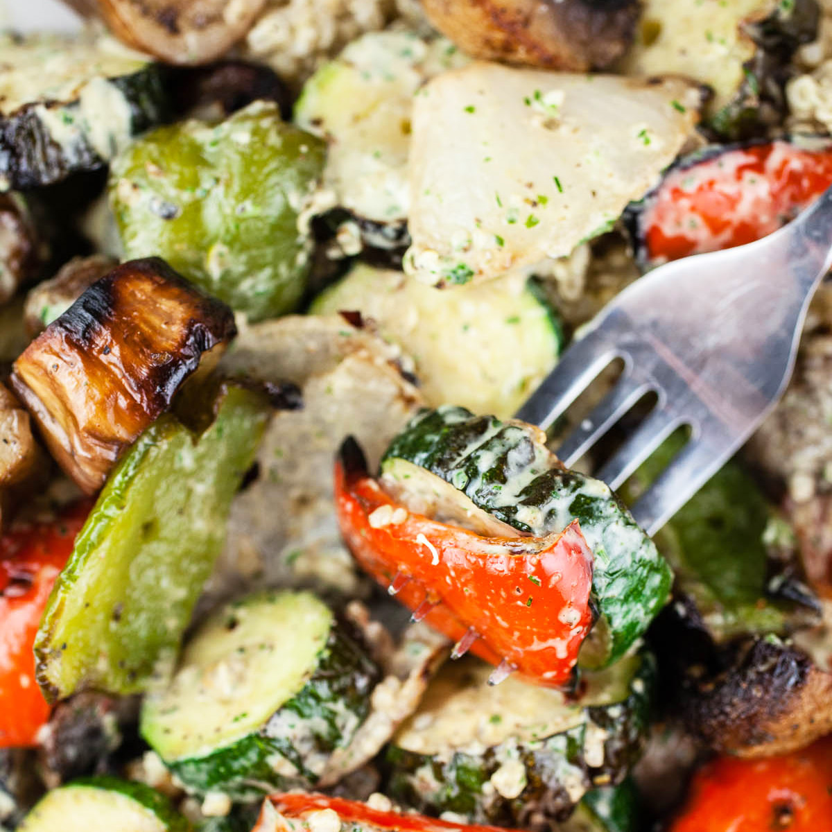 Summer Roasted Vegetable Salad