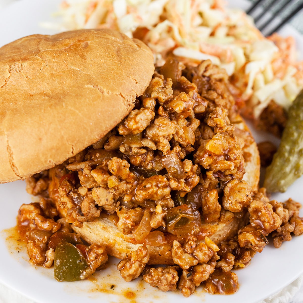 Ground Chicken Sloppy Joes