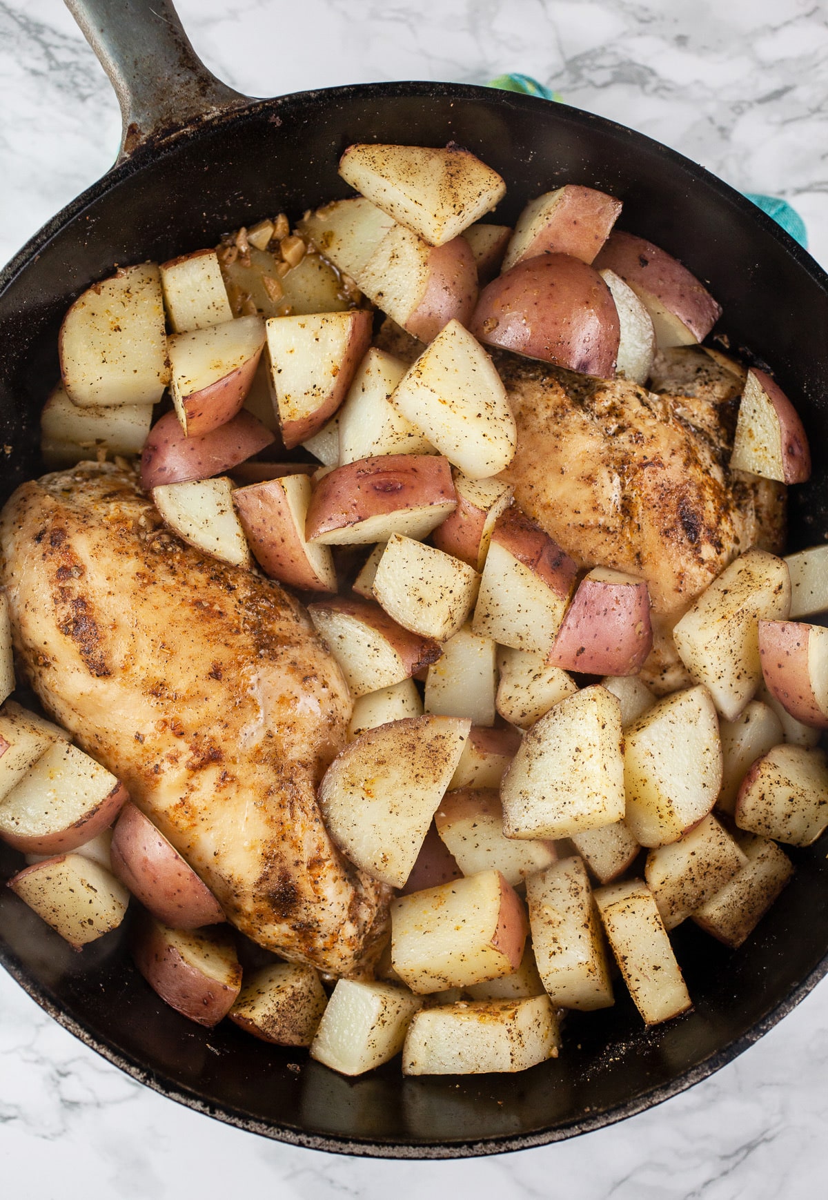 BBQ Dutch Oven Chicken and Potatoes Recipe