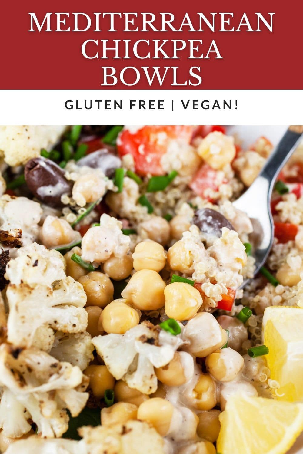 Mediterranean Chickpea Quinoa Bowl The Rustic Foodie®