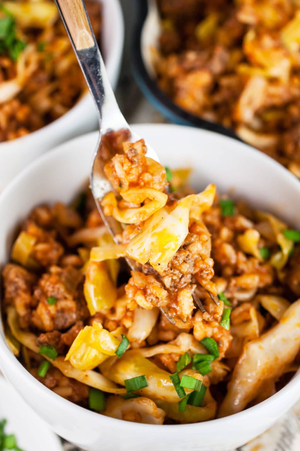 Cabbage Roll In A Bowl The Rustic Foodie®