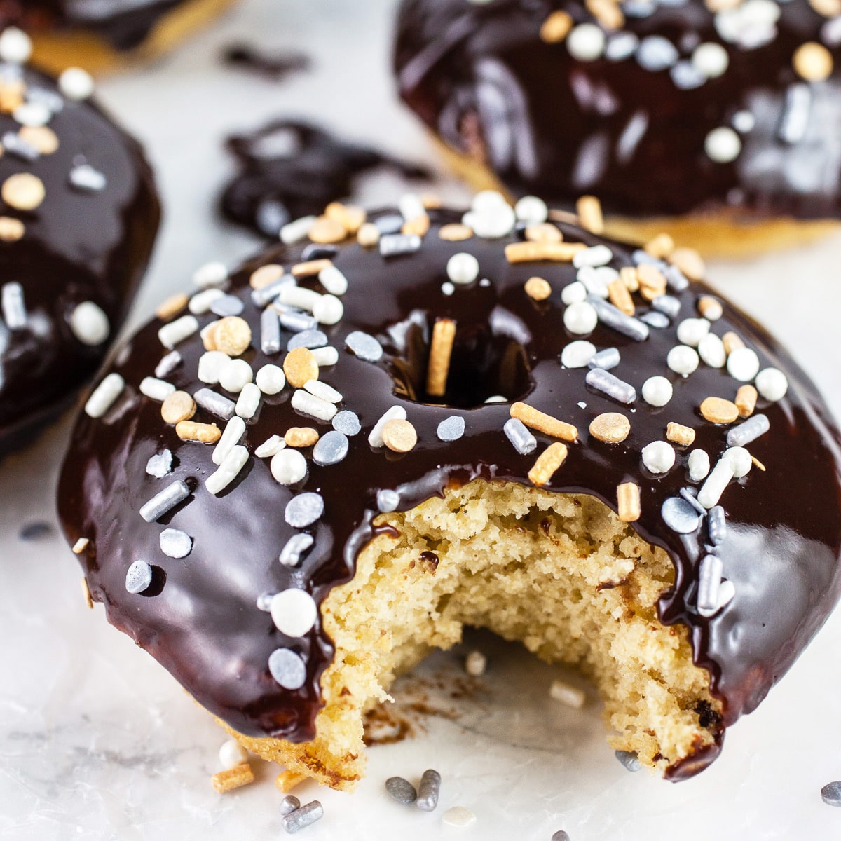 Baileys Doughnuts (Chocolate Dipped) 